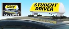 Student Driver 30 Led Lighted Car Top Sign