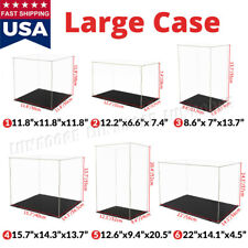 Large Acrylic Display Case Collectibles Box Dustproof Self-install Diecast 118