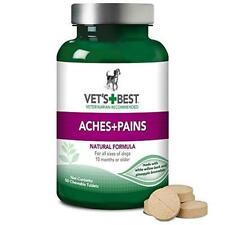 Vets Best Aspirin Free Aches Pains Dog Supplement Vet Formulated For Dog
