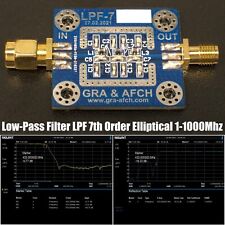Low-pass Filter Lpf 7th Order Elliptical 1 3.5 7 14 144 868 433...1000mhz 1-2wt