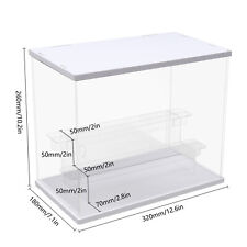 Acrylic Display Case 12.6in Clear Acrylic Box For Collectibles Figures 2-step Us
