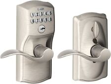 Schlage Fe595 Cam 619 Acc Camelot Keypad Entry With Flex Lock Accent Levers