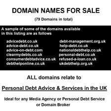 Premium Aged Domain Names For Sale For Finance Credit Personal Debt Loans Uk