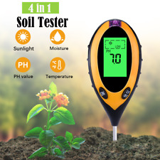 Soil Tester Lcd Display Ph Soil Moisture Test Meter For Plants Gardening Farming