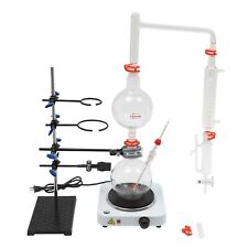 Pro Lab Essential Oil Distillation Apparatus Kit1kw Electric Hot Stove 1000ml