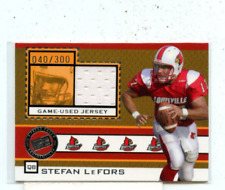 Stefan Lefors 2005 Press Pass Game Used Jersey Relic D 300 Louisville Cardinal