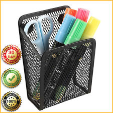 Magnetic Pencil Holder Pen Marker Storage Organizer Stainless Steel Mesh Basket