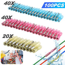 100pcs Heat Shrink Bullet Female Male Wire Electrical Connector Crimp Terminals