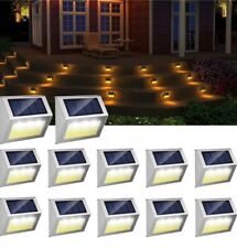 Solar Outdoor Lights 12 Pack Solar Fence Lights Deck Lights Waterproof Yardpatio