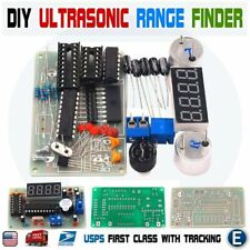 Diy Kit Ultrasonic Distance Measuring Sensor Module Led Display Range Finder