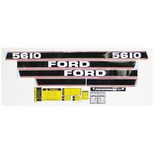 Red Black Complete Decal Set Fits Fordnew Holland Tractor 5610 81 - 8