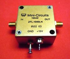 Mini-circuits Zfl-1000ln Coaxial Low Noise Amplifier 0.1 To 1000 Mhz