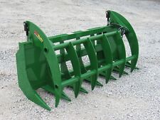 72 Root Rake Clam Grapple Attachment Fits John Deere Tractor Loader