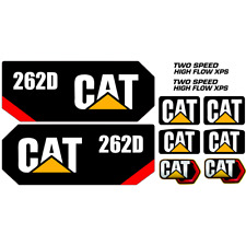 262d Cat Decals Stickers Skid Steer Set Kit - Free Shipping