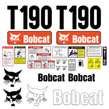 Bobcat T190 Skid Steer Set Vinyl Decal Sticker - 25 Pc