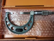 Mitutoyo No. 122-126 Blade Outside Micrometer 1-2 .0001 With Case