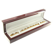 Deluxe Cherry Rosewood Bracelet Or Watch Box Display Wooden Jewelry Gift Box