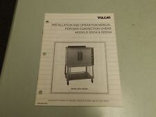 Vulcan Operation Manual For Gas Convection Oven Gd04 Gdo44 Free Shipping