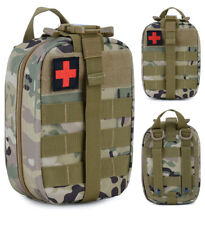Camo Tactical First Aid Kit Medical Molle Rip Away Emt Ifak Survival Pouch Bag