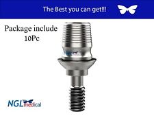 10 Cadcam Ti-base Rotational For Dental Implant Internal Hex Mis Sirona
