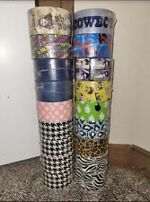 Rare Duck Tape Lot 18 Rolls Discontinued Patterns Fully Sealed Brand New