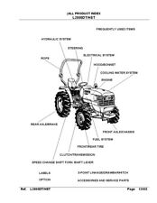 2800 Tractor Service Parts Manual Kubota L2800dt Exploded Diagram