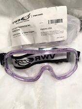 Vwr Lab Safety Goggles Indirect Vent Anti Fog Clear Lens 75982-630