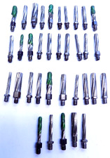 35 Assorted 14-28 Threaded Reamers Aircraft Tool Made In The Usa