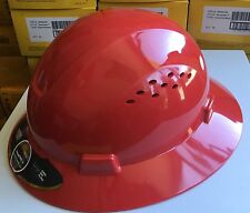Hdpe Full Brim Hard Hat With Fas-trac Suspension 8 Colors To Choose From