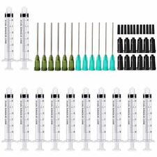 12 Pack Syringe With Blunt Tip Needles Caps For Glue Applicatoroil Dispensing