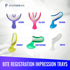 Dental Impression Bite Registration Triple Trays Mold Choose Size Quantity