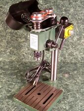 Tiny Mini Hobby Bench Drill Press 3 Speed Variable Vise Mounting Slots Free Belt