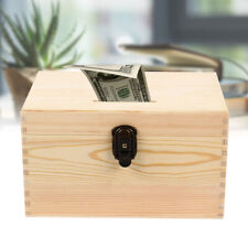 Wood Collection Case Suggestion Box Donation Charity Church Box Fundraising Box