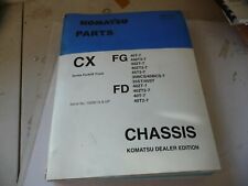 Komatsu Cx Series Forklift Chassis Parts Manual Book Fg Fd