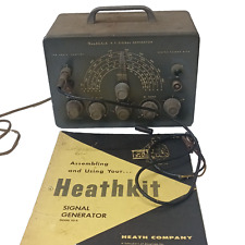 Heathkit Precision R.f. Signal Generator Model Sg-8 W Lead Benton Harbor Mich