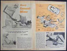 Cement Mixer 25 Gallon Howto Build Plans Gas Engine