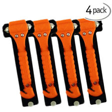 Universal Emergency Hammer Window Punch And Seat Belt Cutter Car Tools 4 Pack