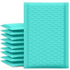 50 Pcs Teal Bubble Wrap Mailers Poly Padded Envelopes With Self-adhesive Seal