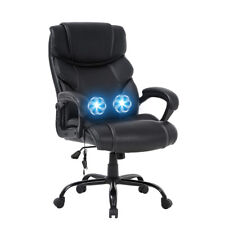 Ergonomic Big And Tall Home Office Chair Computer Chair Massage Pu Desk Chair