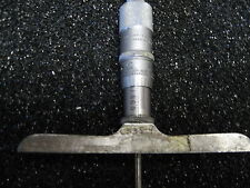 Scherr-tumico- Depth Micrometer- Range 0 - 1 X .001 Item 94
