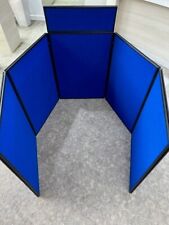 New Trade Show Tabletop Display 5 Panels 34 X 120 Blue