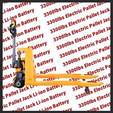 Apollolift Electric Pallet Jack 7.5 Lift Pallet Truck 3300lbs With 48x27 Fork
