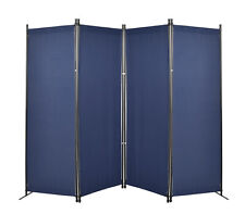 Room Divider 4 Panel Privacy Screens Home Office Accents Furniture Folding Steel