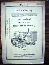 Ih Farmall Mccormick International T35 Td35 Crawler Parts Manual