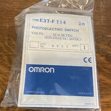 Omron E3t-ft14 Photoelectric Sensor Switch E3tft14 12-24 Vdc