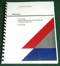 Tektronix Tds 420a 430a 460a 510a User Manual Comb Bound Protective Covers