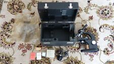 Vintage Black Leitz Binocular Microscope Laborlux Sm With Case And Extras - Mint