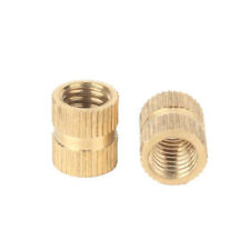 M4 M5 Press-in Brass Injection Molding Knurled Thread Insert Embedded Nuts