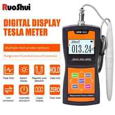 Digital Tesla Meter Magnetic Flux Surface Magnetic Field Tester High Accuracy