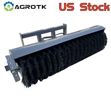 72 Hydraulic Skid Steer Broom Attachments Angle Sweeper Loaders Angle Brooms